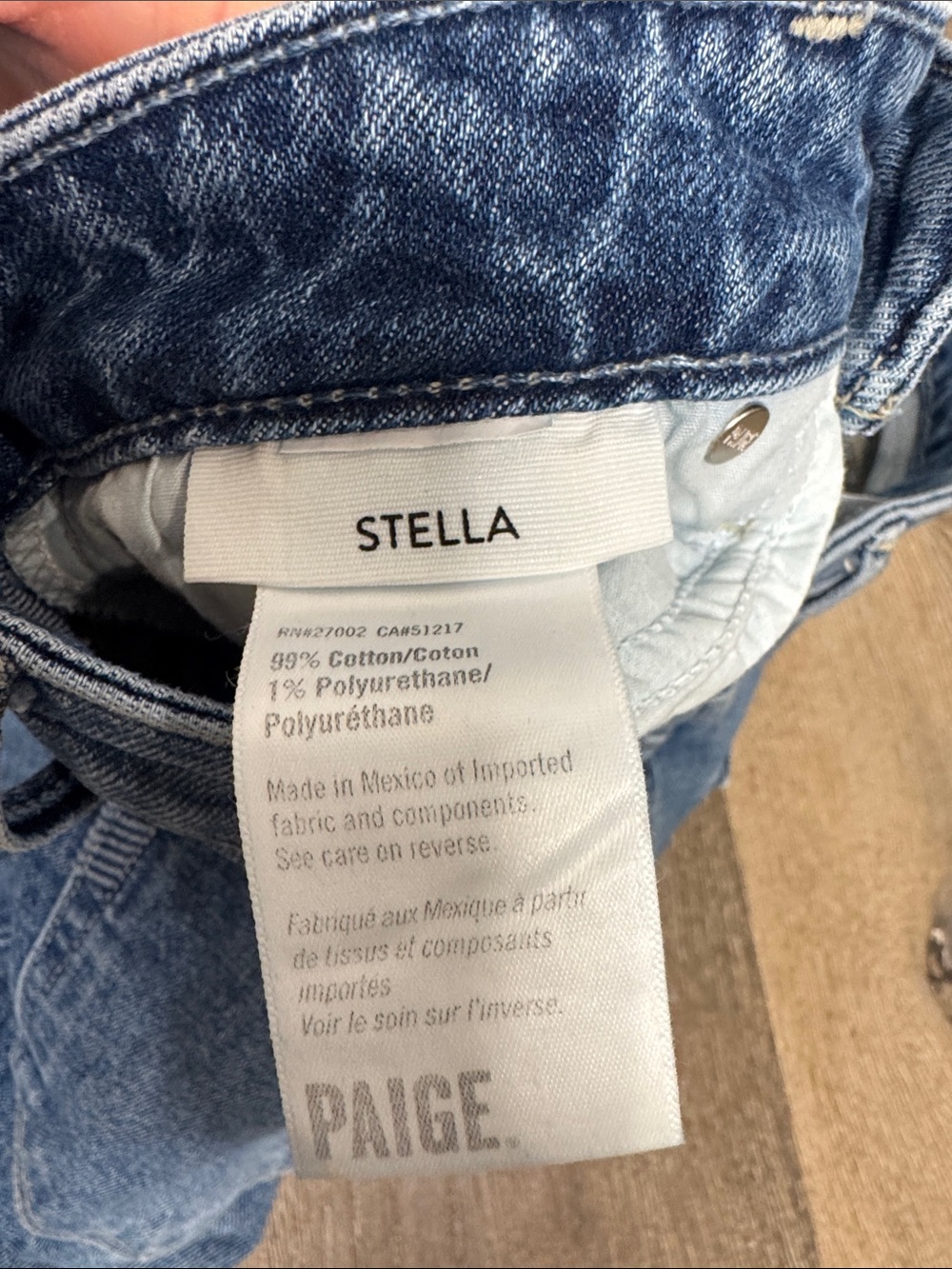 PAIGE Stella Women's Light Blue Straight-Leg Jeans - Picture 4 of 6